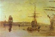 J.M.W. Turner Cowes,Isle of Wight oil painting artist